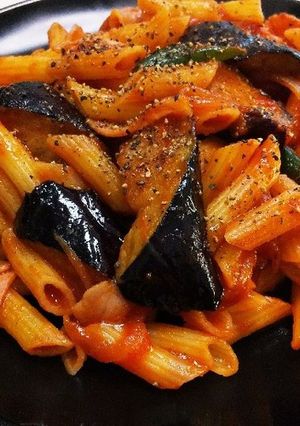 5分でパスタ♪簡単ペンネナポリタン-レシピのメイン写真