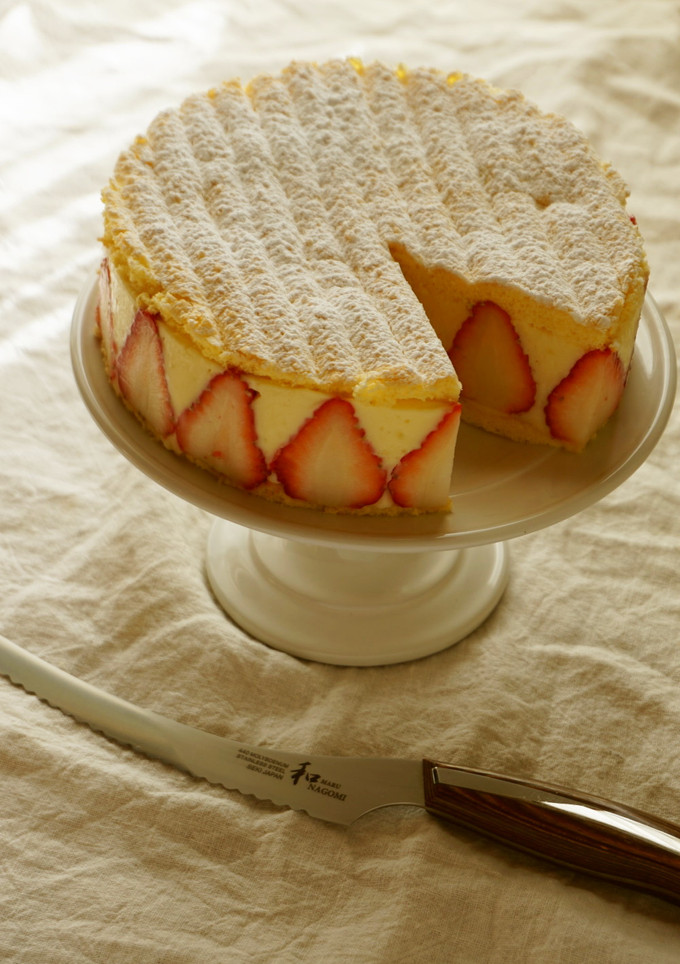 いちごのケーキ・フレジェ-レシピのメイン写真