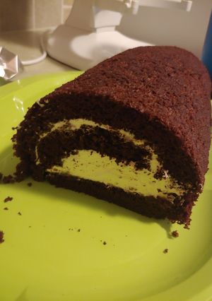 ケーキミックスで簡単ロールケーキ-レシピのメイン写真