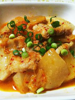 ★簡単無水料理★豚キムチ大根煮★-レシピのメイン写真