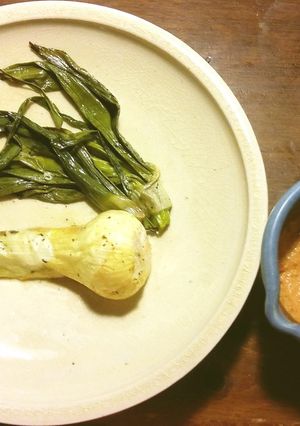 葉玉葱の丸焼き　グランシェフ-レシピのメイン写真