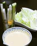 野菜が美味しい☆白みそマヨの辛子ディップ