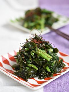 ほうれん草とわかめのごまナムル-レシピのメイン写真