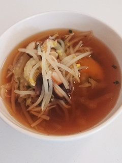 ラーメンの残りスープで!中華風お雑煮-レシピのメイン写真