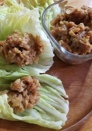 大豆ミートともち麦のベジ肉味噌-レシピのメイン写真