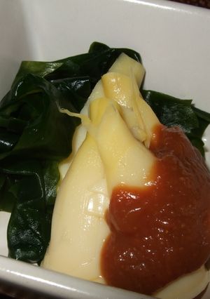 筍とワカメのぬた(からし酢味噌和え)-レシピのメイン写真