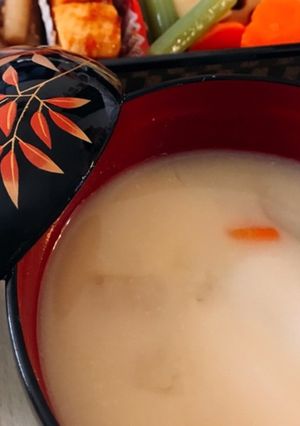 白味噌のお雑煮！-レシピのメイン写真