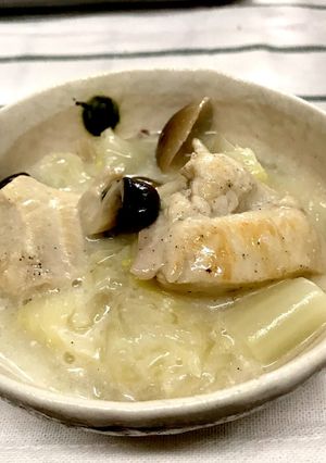 ほっこり美味しい白菜と鶏肉のクリーム煮♡-レシピのメイン写真