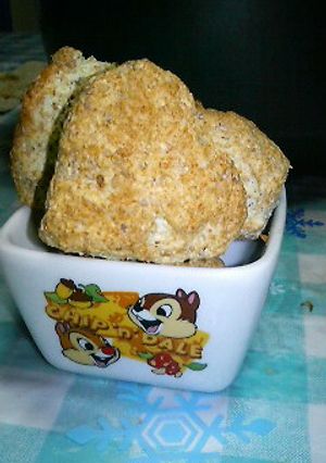 おから入り☆簡単セサミスコーン☆-レシピのメイン写真