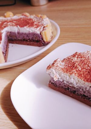 売れる！ブルーベリームースのチョコケーキ-レシピのメイン写真