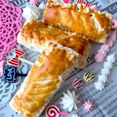 รูปของ 冷凍パイシートで簡単チョコパイ♡