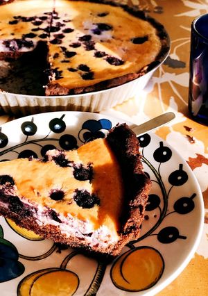 ベイクドチーズブルーベリーチョコタルト-レシピのメイン写真