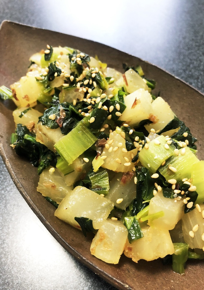 小松菜と大根の炒め物-レシピのメイン写真