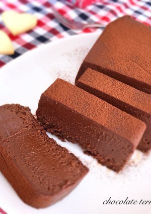 簡単なめらかチョコテリーヌ♡-レシピのメイン写真