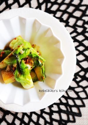 酒盗とブルーチーズで蕾菜のソテー-レシピのメイン写真