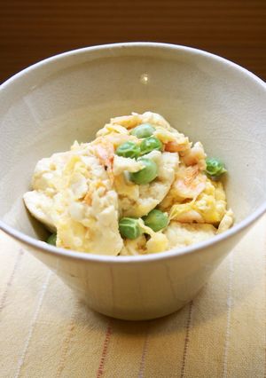 春の雷豆腐 (桜えび&グリンピース入り)-レシピのメイン写真