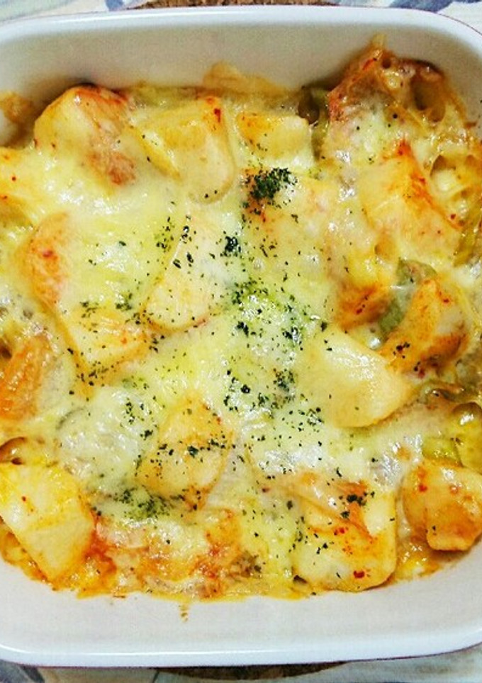 里芋とねぎとエリンギのキムチチーズ焼き-レシピのメイン写真