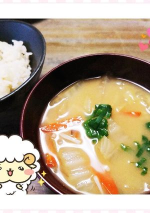 マクロビ☆毎朝食べたい基本のお味噌汁-レシピのメイン写真