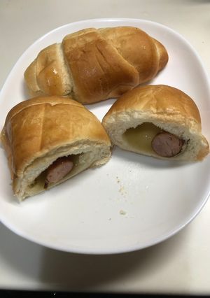 塩バターパンにごてあらぽーのホットドック-レシピのメイン写真