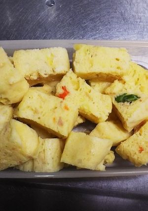 【幼児食】レンジとHMで!おかず蒸しパン-レシピのメイン写真