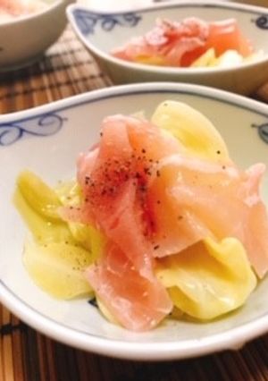 甘酢キャベツと生ハムの和え物-レシピのメイン写真