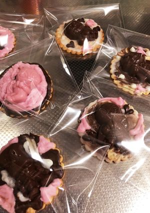 バレンタインまだ間に合うブローチチョコ-レシピのメイン写真