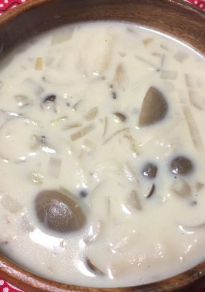 きのこのミルクスープ-レシピのメイン写真