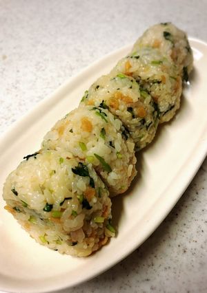 たぬきにぎり♪パクチー旨旨バージョン②-レシピのメイン写真