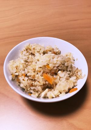 我が家の切り干し大根の煮物炊き込みご飯☆-レシピのメイン写真