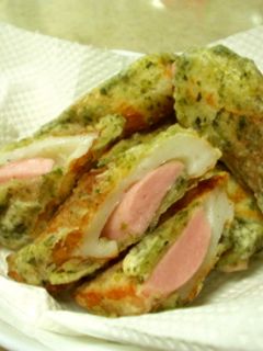 ちくわと魚肉ソーセージの磯辺揚げ-レシピのメイン写真
