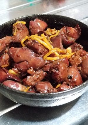 甘辛鶏レバー煮-レシピのメイン写真