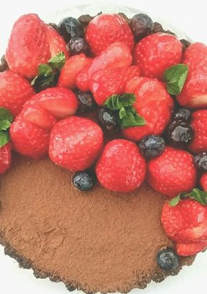 特別な日に！苺とオレオの生チョコタルト-レシピのメイン写真