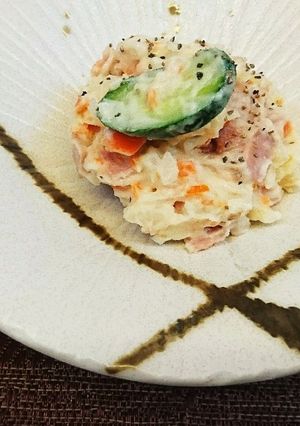 簡単*洋食屋風~春色ポテトサラダ~-レシピのメイン写真