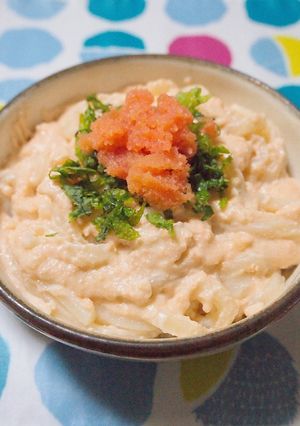 濃厚♪たらこクリームうどん-レシピのメイン写真