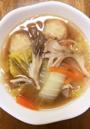 超簡単！具だくさん白菜のはるさめスープ♪-レシピのメイン写真