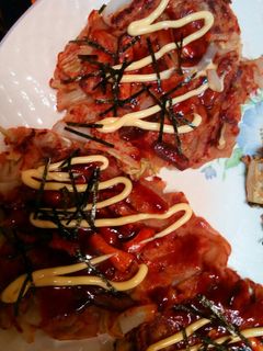 白菜としいたけのお好み焼き-レシピのメイン写真