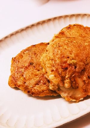 ハマる!納豆キムチで長芋もち-レシピのメイン写真