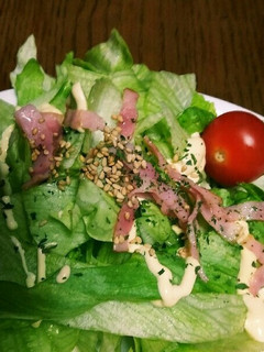 レタスとベーコンのマヨネーズ和え❗-レシピのメイン写真