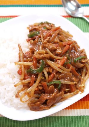 15分で簡単!彩りもやしカレー-レシピのメイン写真