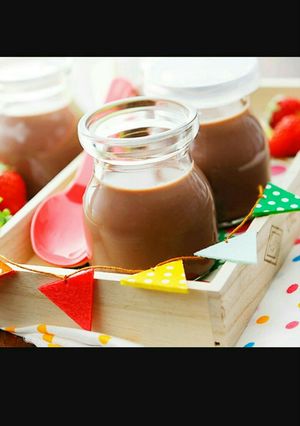 もっちりとろとろチョコプリン-レシピのメイン写真