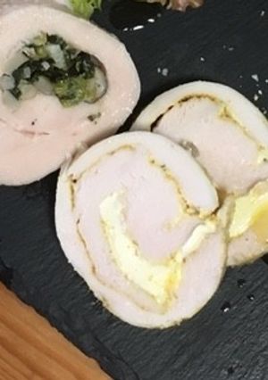 鶏むね肉ハムカレーチーズ味-レシピのメイン写真