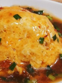 醤油ラーメンスープで卵あんかけご飯-レシピのメイン写真
