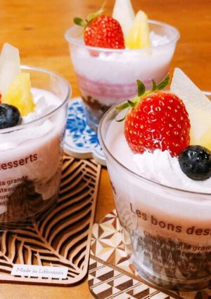 イチゴムースケーキ-レシピのメイン写真