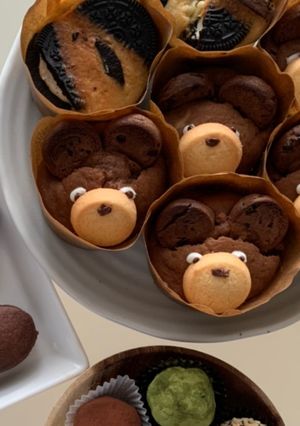 簡単!チョコレートバナナマフィン-レシピのメイン写真