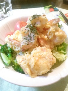エビマヨサラダ仕立て-レシピのメイン写真
