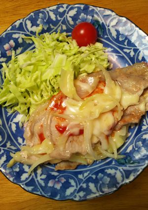 ポークケチャップ焼き-レシピのメイン写真