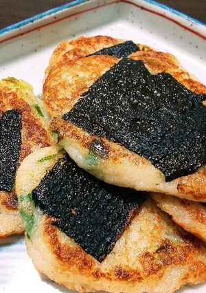 簡単❗️ふんわり長芋ネギとろろの磯辺焼き-レシピのメイン写真