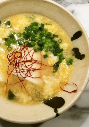 サッポロ一番でお変わり☆お豆腐卵とじ♪-レシピのメイン写真