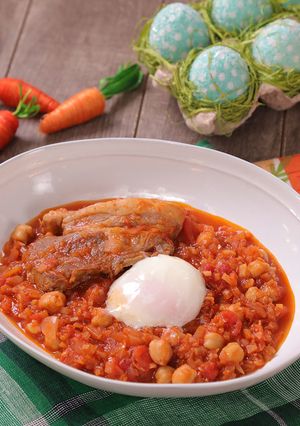 イースター☆ラムとお豆のチリトマト煮-レシピのメイン写真