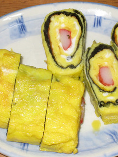 朝食&お弁当に★かにかまクルクル卵焼き-レシピのメイン写真
